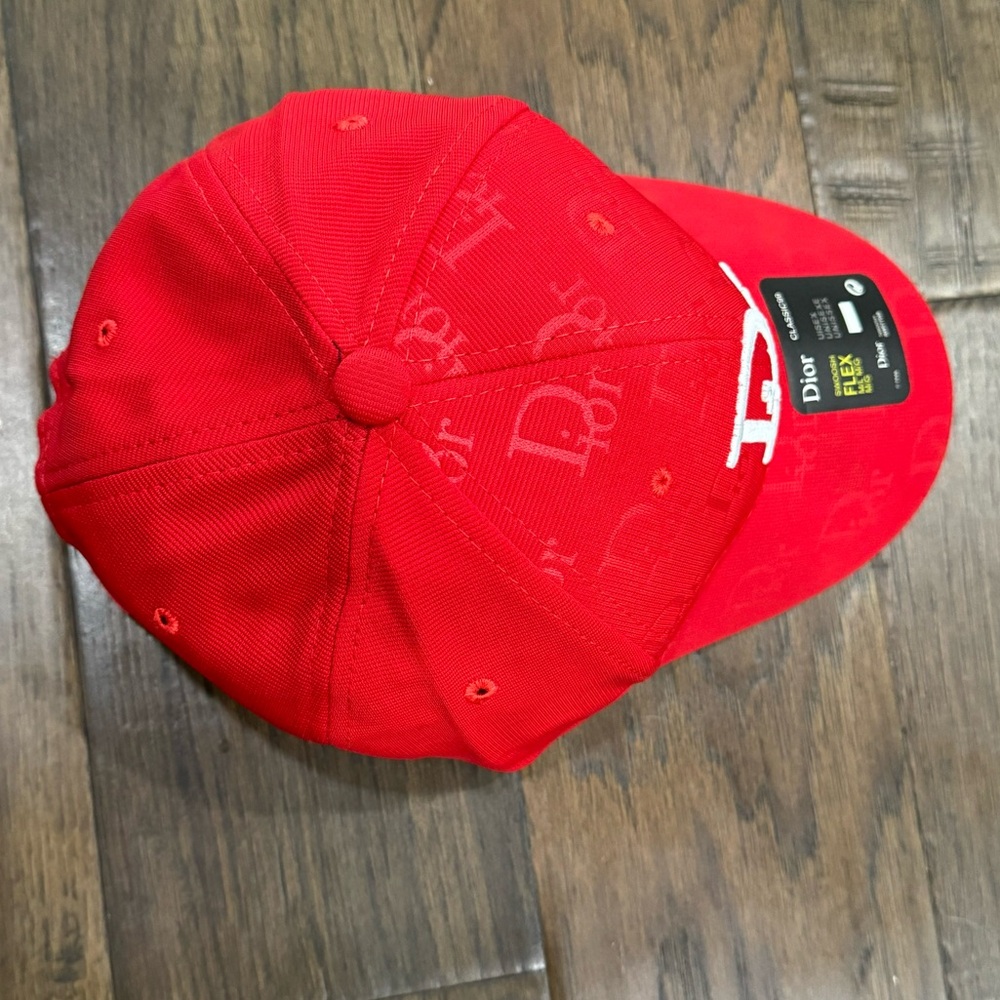 Dior Red Baseball Cap - Picture 5 of 6